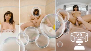 VIRTUAL PORN - Bath Time With Busty Sasha Pearl Leads To The Inevitable #POV