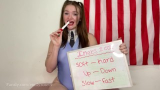 JOI with Professora gringa EmilyRoseTV (with subtitles)